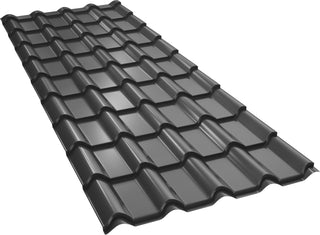 Balcanic, Ståltag, Blank/Mat/GrandeMat, Uden Antikondensdug, 1200 x 1180 x 0,50 mm