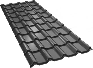 Balcanic, Ståltag, Blank/Mat/GrandeMat, Uden Antikondensdug, 1200 x 1180 x 0,50 mm