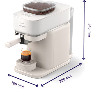 Philips Baristina BAR300/00 Manuel Espressomaskine – 16 bar – 1.2 L – Hvid