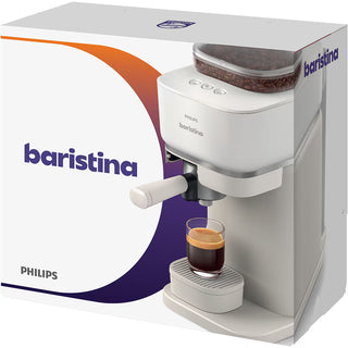 Philips Baristina BAR300/00 Manuel Espressomaskine – 16 bar – 1.2 L – Hvid