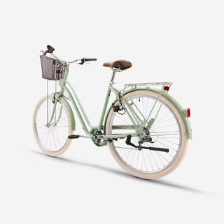 Citybike 520 Elops – Lav Indstigning – 6 Gear – Grøn Herre/Dame Cykel