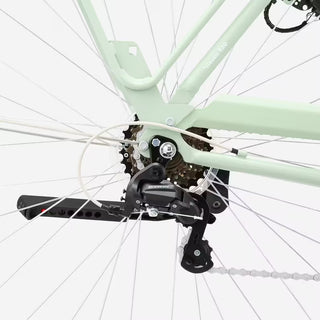 Citybike 520 Elops – Lav Indstigning – 6 Gear – Grøn Herre/Dame Cykel
