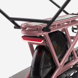 El Ladcykel Longtail E-Three 500 – 711Wh – 170 kg Last – Pink Taupe