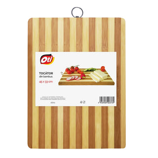 Skærebræt i bambus – Rektangulært 45×33 cm
