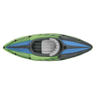 INTEX Challenger K1 Oppustelig Kajak – 1 Person – Med Pumpe og Pagaj