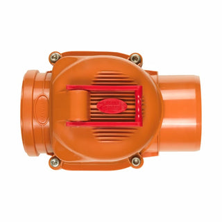 PVC kontraventil DN110 med lås – Ø110 mm, orange