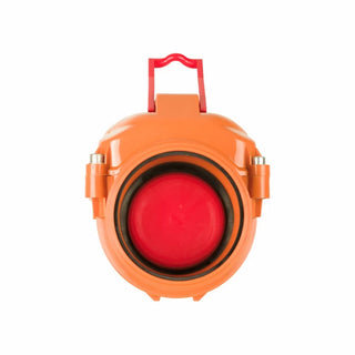 PVC kontraventil DN110 med lås – Ø110 mm, orange