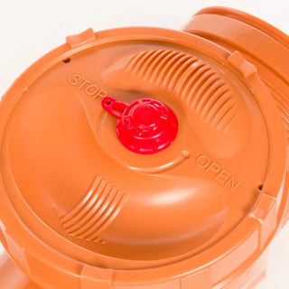 PVC kontraventil DN160 med pakning – Ø160 mm, orange