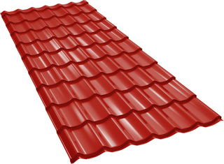 Classic Ståltag, Blank, Med Antikondensdug; 1200 x 1200 x 0,5 mm