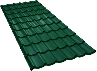 Classic Ståltag, Blank, Med Antikondensdug; 1200 x 1200 x 0,5 mm