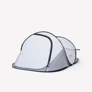 Pop-up Telt 2 Personer 2 Seconds Fresh & Black – Camping Telt – Hvid