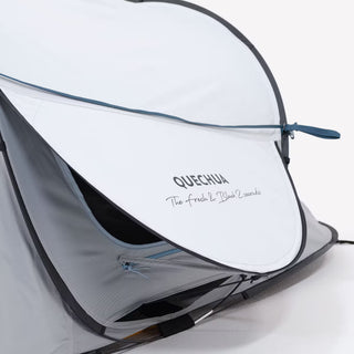 Pop-up Telt 2 Personer 2 Seconds Fresh & Black – Camping Telt – Hvid