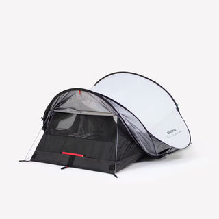 Pop-up Telt 2 Personer 2 Seconds Fresh & Black – Camping Telt – Hvid