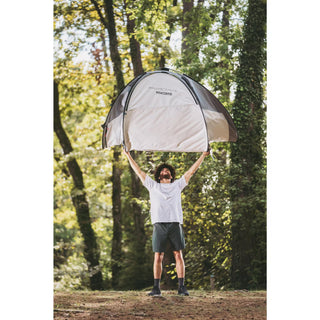 Pop-up Telt 2 Personer 2 Seconds Fresh & Black – Camping Telt – Hvid