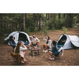 Pop-up Telt 2 Personer 2 Seconds Fresh & Black – Camping Telt – Hvid