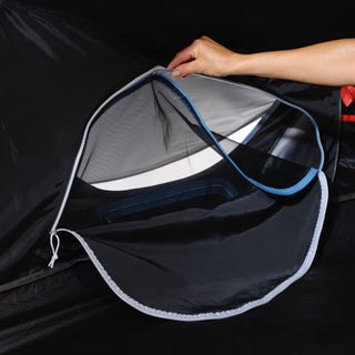 Pop-up Telt 2 Personer 2 Seconds Fresh & Black – Camping Telt – Hvid