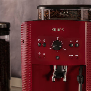 KRUPS Espresseria EA810770 Automatisk Espressomaskine 15 Bar – Rød