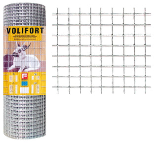 Galvaniseret Ornamental Hegnnet 1x10 m 13x13 mm – Volifort