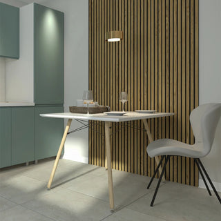 Dekorativt lamelpanel, ekstruderet polystyren, Power Ray AM1315, 2700 × 120 × 12 mm