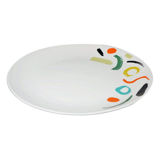 Flad middagstallerken 26 cm i porcelæn – model “ALINA”