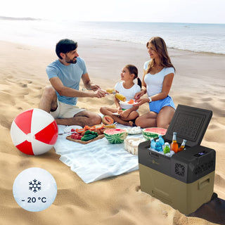 Elektrisk Camping Køleboks Peme Expedition 39 L – 12/230V – Kompressor – Med Hjul