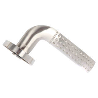 Dørgreb med rund rosette til indendørsdør, BestImp H23, metallegering, satin 135 × 55 mm