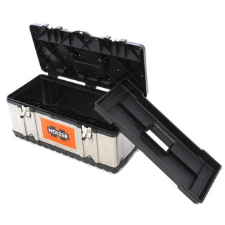 Metal værktøjskasse, Holzer PT14099-3, 58 x 29,5 x 25,5 cm