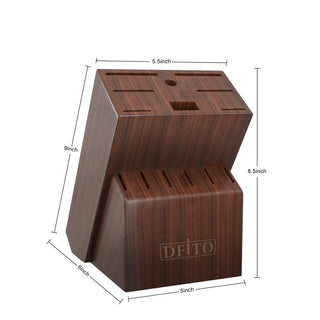 14-delers knivsæt med blok