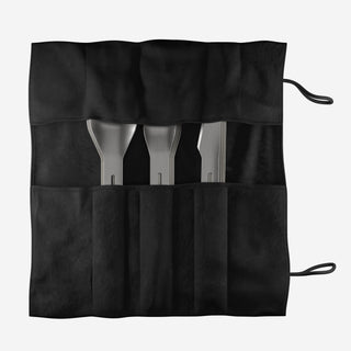 Grydesæt til camping 900 i rustfrit stål + slip-let, 4 personer, 33 dele XL