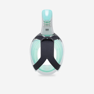 Easybreath snorkelmaske XS/børn (6-10 år) med etui, røgfarvet glas