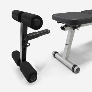 Bodybuildingbænk, sammenklappelig, med hældning/deklination Bench 500