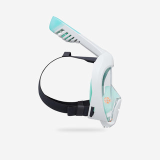 Easybreath snorkelmaske XS/børn (6-10 år) med etui, røgfarvet glas