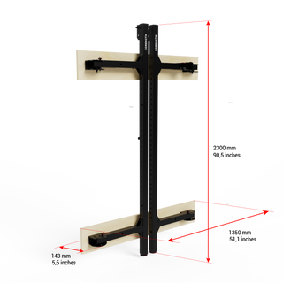 Sammenklappeligt vægrack WALL RACK FOLD Bodybuilding