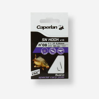 Bundne kroge til fiskeri SN Hook Fluorocarbon Carp Pole