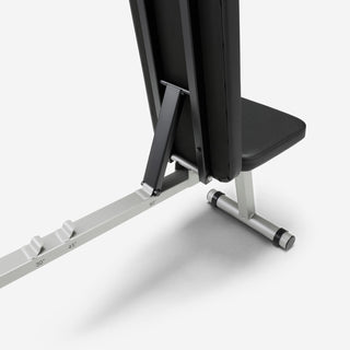Bodybuildingbænk, sammenklappelig, med hældning/deklination Bench 500