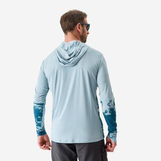 Anti-UV fiskerbluse 500 med hætte UPF 50+