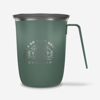 Camping-krus 0,5 l i rustfrit stål