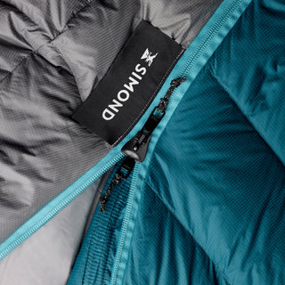Sovepose til trekking 10 °C i dun, let og kompakt, MT900