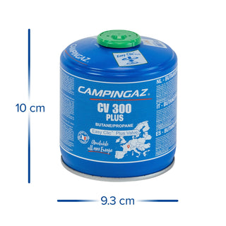 Gaspatron til gasblus med ventil 240 g, CV 300+