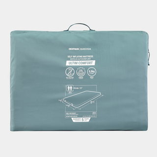 Selvoppustelig madras til camping, 2 personer, 200×136 cm, Ultim Comfort Double