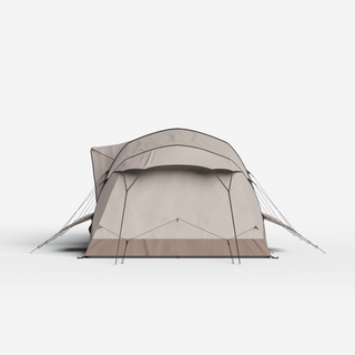 Oppusteligt campingtelt til 4 personer med 2 kabiner Air Seconds 4.2 XXL polybomuld
