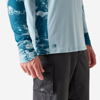 Anti-UV fiskerbluse 500 med hætte UPF 50+
