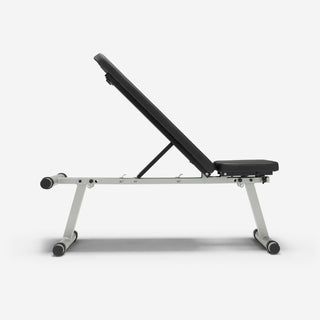 Bodybuildingbænk, sammenklappelig, med hældning/deklination Bench 500
