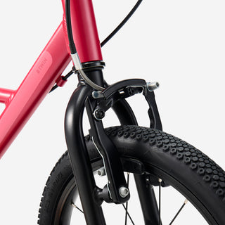 Cykel 16 tommer 4-6 år DISCOVER 900 Beige børn