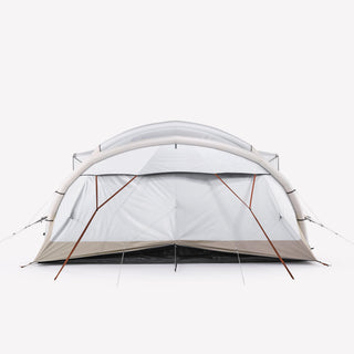 Oppusteligt campingtelt til 6 personer med 3 kabiner, Fresh & Black, Air Seconds 6.3 XXL