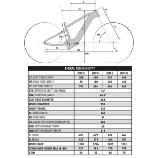 Elektrisk mountainbike hardtail 29" E-EXPL 700