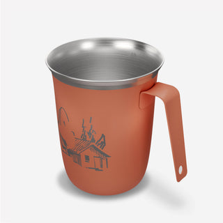 Camping-krus 0,5 l i rustfrit stål