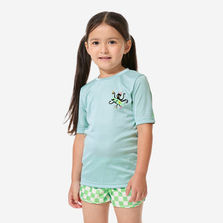 UV-beskyttende t-shirt 100 UPF50+, UV>95% børn