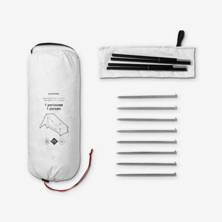 Tarp-telt til trekking, 1 person, ultralet og ultrakompakt, MT900