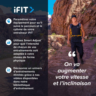 Løbebånd 20 km/t sammenklappeligt iFit® T SERIES 9